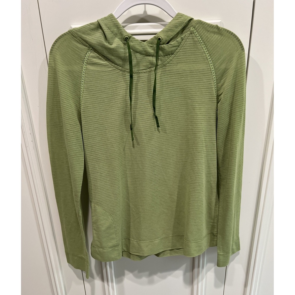 Royal Robbins Lightweight Hoodie Size Medium ROYC-S64 Green Hiking Outdoor